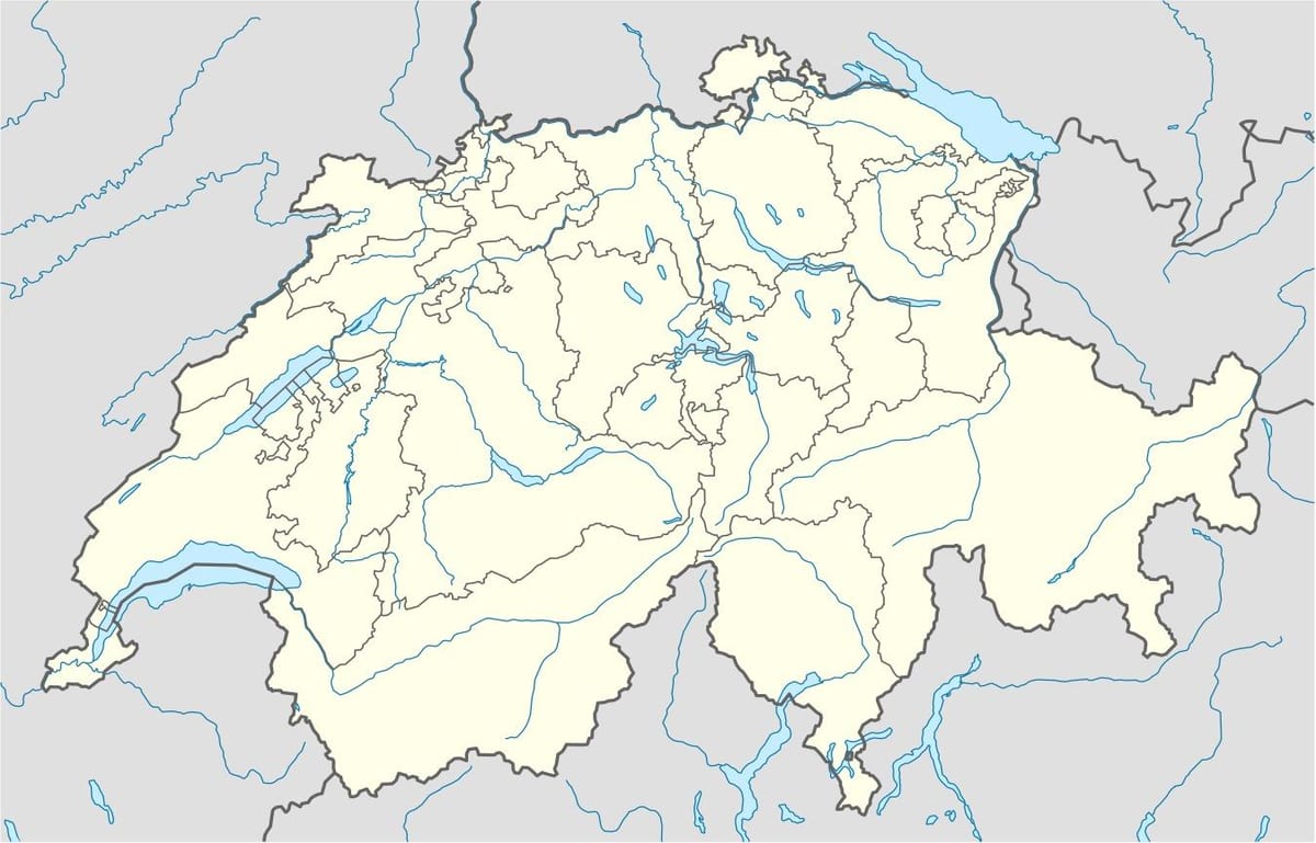 zemljevid švice zemljevid vektor