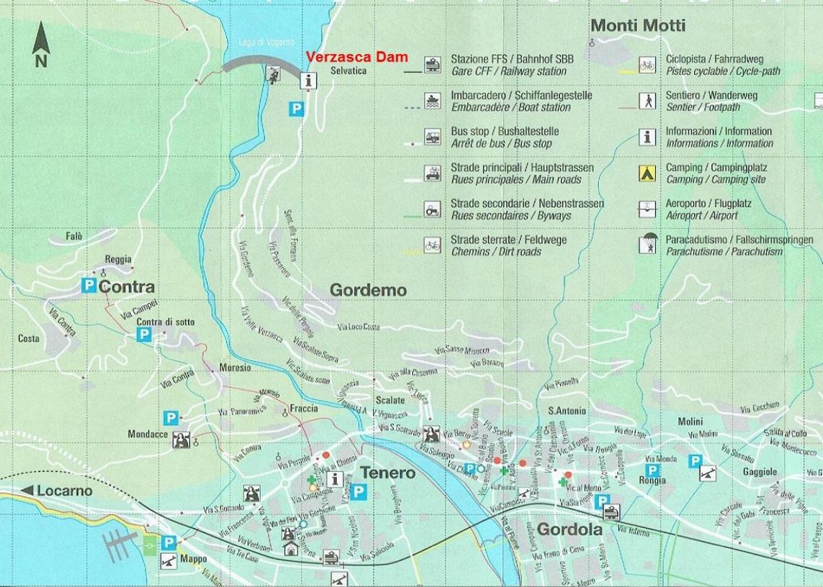 zemljevid kampa švica