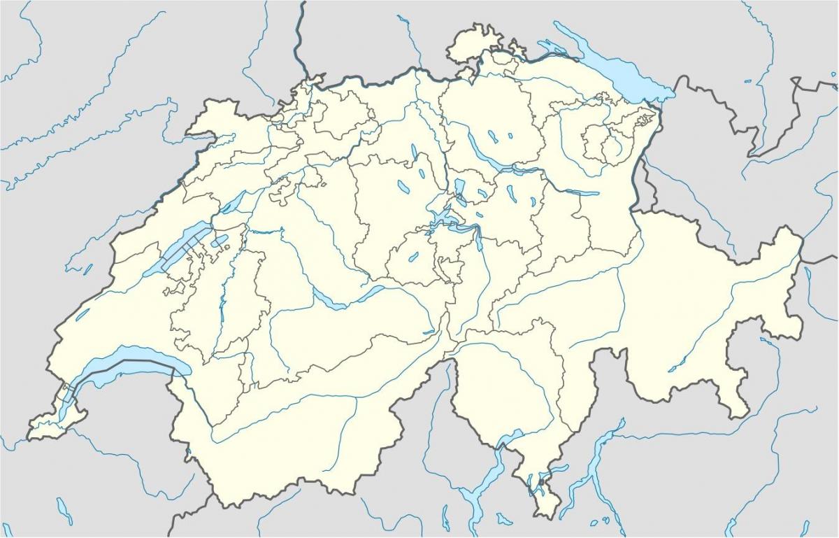 zemljevid švice zemljevid vektor