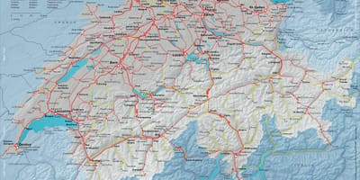 Zemljevid sbb zemljevid švica