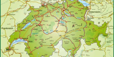 Zemljevid ulici zemljevid v baslu (švica