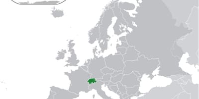Švica zemljevidu na svetu